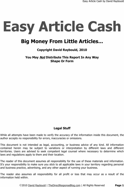 Product picture Easy Money Making