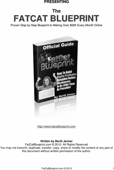 Product picture Fat Cat BluePrint